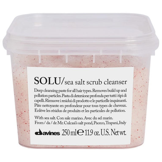 SOLU Sea Salt Scrub Cleanser - The Station Hair and Beauty